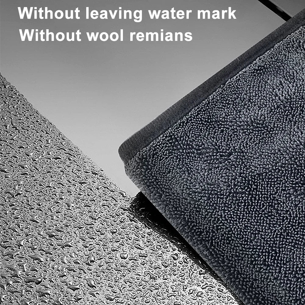 1/2pcs Professional Microfiber Towels Car Washing Towel Micro Fiber Auto Extra Soft Rag Fast Drying Cloth for Car Wash Accessory