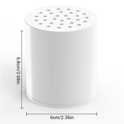 Shower Filter Replacement Cartridge for Hard Water, Universally Compatible with Any Similar Design, Shower Water Softener with High Output