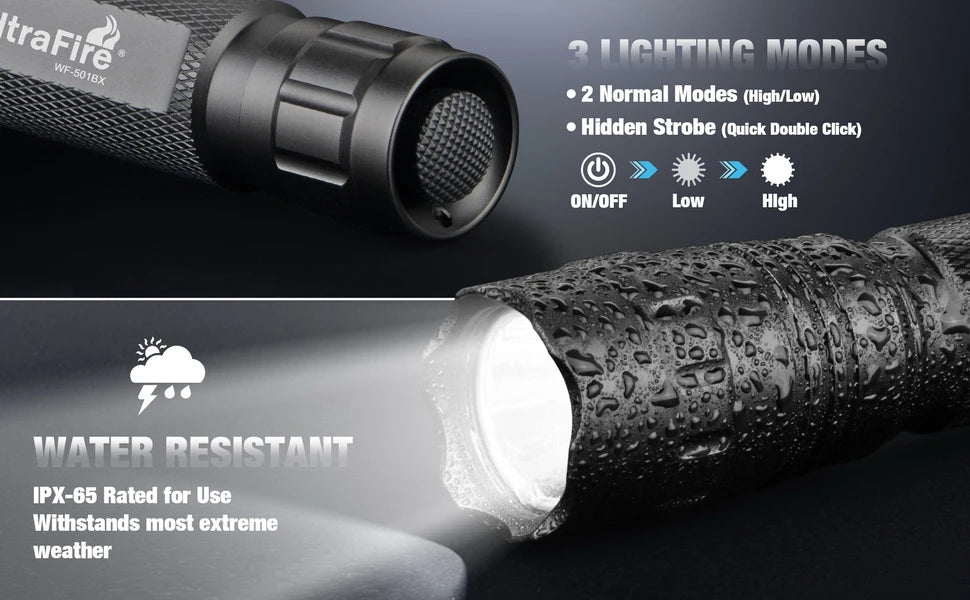 Tactical Flashlight 1200 High Lumen Duty Belt Flashlight for Law Enforcement, Premium Police Flashlight with Holster for Duty Belt,led Flashlight Gifts