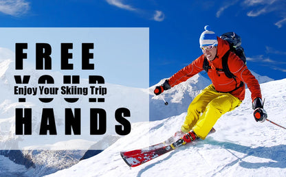 50L Ski Boot Bag with Rubberized Exterior/Waterproof Bottom for Skis, Snowboard, Ski Helmet, Accessories