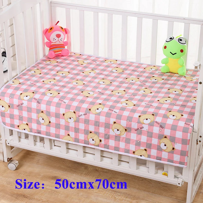 Changing Pad Cover for Baby Waterproof Bed Pad Kids Travel Mattress Protector Baby Reusable Changing Mats for babies Diaper Pads