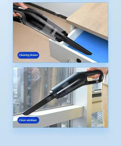High Suction Handheld Car Vacuum Cleaner Portable Dual Use Household Water Absorption Cleaning Tool for Auto Interior