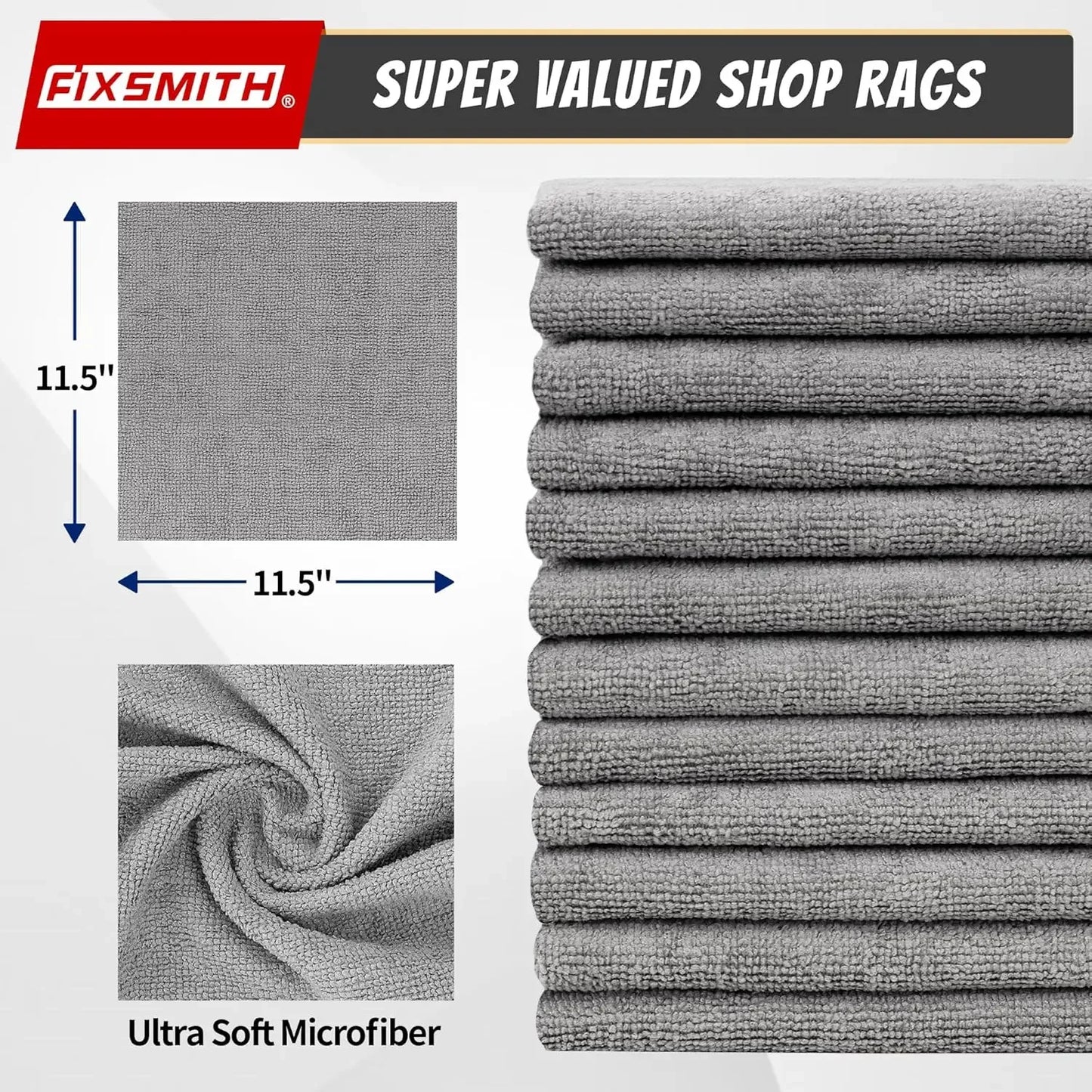 Reusable Thicken Microfiber Cleaning Cloths Lint Free Microfiber Cleaning Towel Cloths Cleaning Towels Absorbent for Car Window