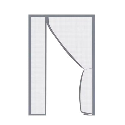 Left Right Side Universal Opening Magnetic Screen Door Fits Door, Reinforced Sewing Net Curtain for Balcony, French, Sliding Glass Door