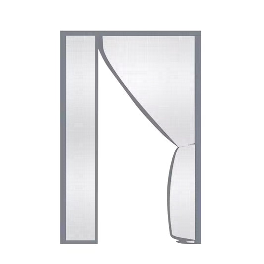 Left Right Side Universal Opening Magnetic Screen Door Fits Door, Reinforced Sewing Net Curtain for Balcony, French, Sliding Glass Door