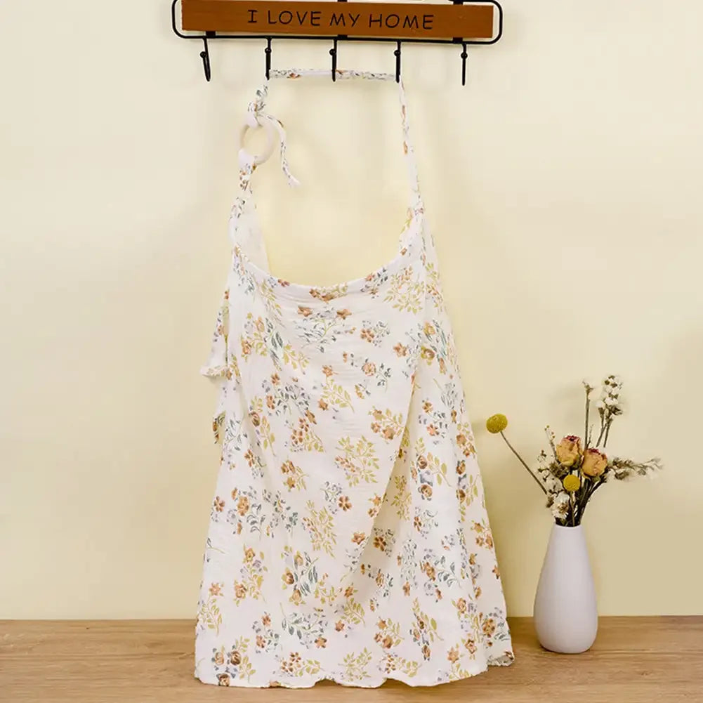 Baby Breastfeeding Cover Cotton Baby Feeding Nursing Cover Adjustable Privacy Breastfeeding Apron Soft Gauze Stroller Blankets