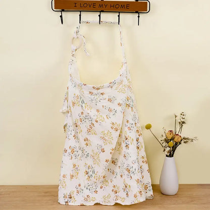 Baby Breastfeeding Cover Cotton Baby Feeding Nursing Cover Adjustable Privacy Breastfeeding Apron Soft Gauze Stroller Blankets