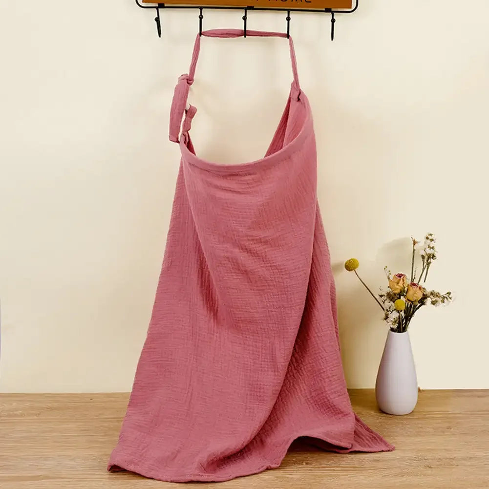 Baby Breastfeeding Cover Cotton Baby Feeding Nursing Cover Adjustable Privacy Breastfeeding Apron Soft Gauze Stroller Blankets