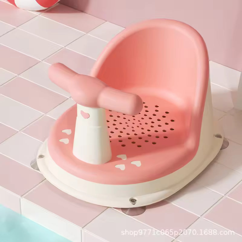 Baby Bath Seat for Babies 6 Months & Up, Non-Slip Toddler Bath Seat Portable Shower Stand for Newborns and Young Children Children's Growth Accessories