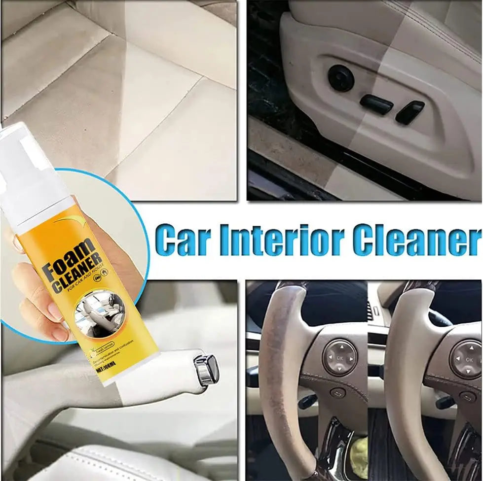 100/150/250ML Multi-Purpose Foam Cleaner Spray Leather Cleaning Auto Home Surfaces Foam Cleaners for Car Wash Maintenance