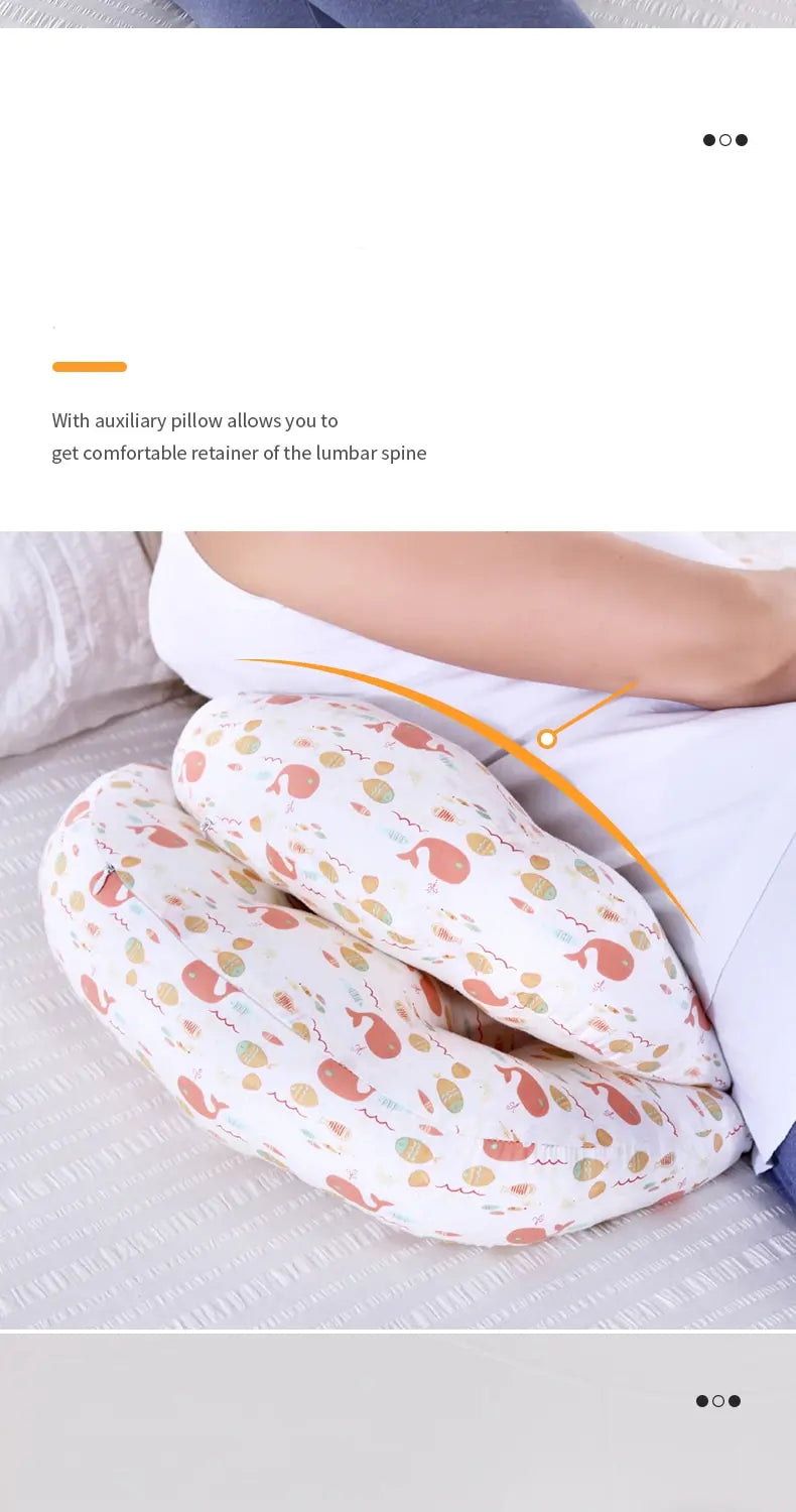 New Cotton Waist Maternity Pillow For Pregnant Women Pregnancy Pillow U Full Body Pillows To Sleep Pregnancy Cushion Pad Product