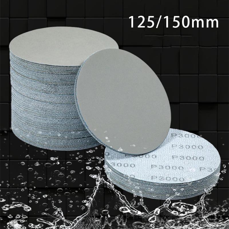 3/5/6inch Universal Dry and Wet Sanding Disc Sanding Paper Metal Polished Woodworking Tools Accessories Polishing Abrasive Discs