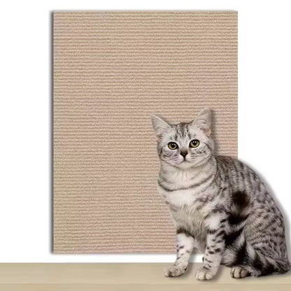 Cat Scratch Mat,Trimmable Self-Adhesive Carpet,DIY Climb Cat Scratcher for Cat Couch Furniture or Wall Protector,Covering Cat Tower,and Replacement Pads