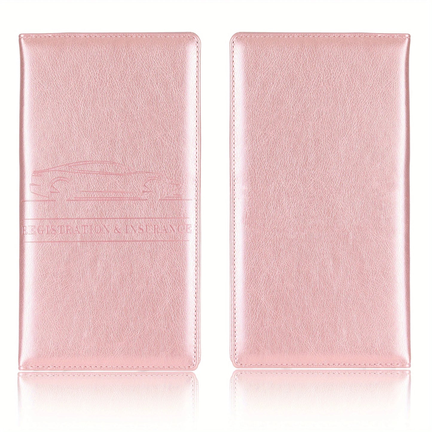 Men's Card Holder, Car Registration Vehicle License Insurance Card Holder Wallet