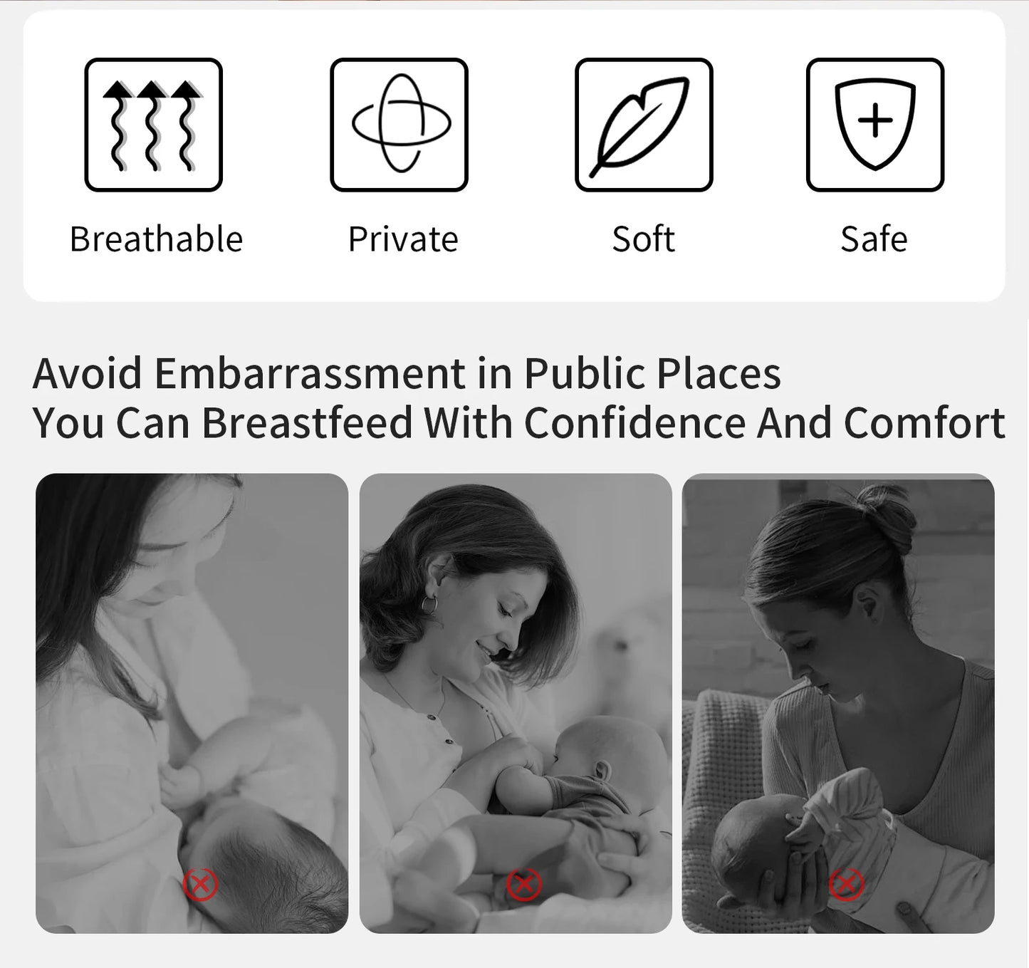 Breathable Baby Feeding Nursing Covers Mum Breastfeeding Nursing Poncho Cover Up Adjustable Privacy Apron Outdoors Nursing Cloth