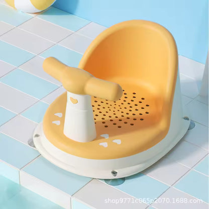 Baby Bath Seat for Babies 6 Months & Up, Non-Slip Toddler Bath Seat Portable Shower Stand for Newborns and Young Children Children's Growth Accessories