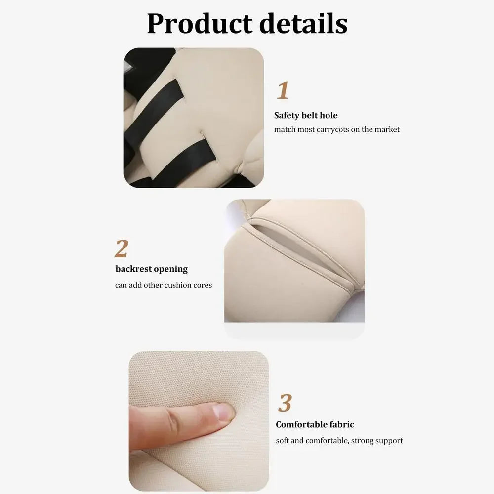 Infant Insert Compatible with Doona|Graco Snugride|Britax|Chicco Keyfit |Evenflo Pivot |Head and Body Support |Side Impact Protection for Newborn |Doona Accessories