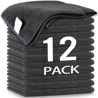 Thicken Microfiber Cleaning Cloths Lint Free Microfiber Cleaning Towel Cloths Reusable Cleaning Towels Absorbent for Car Window
