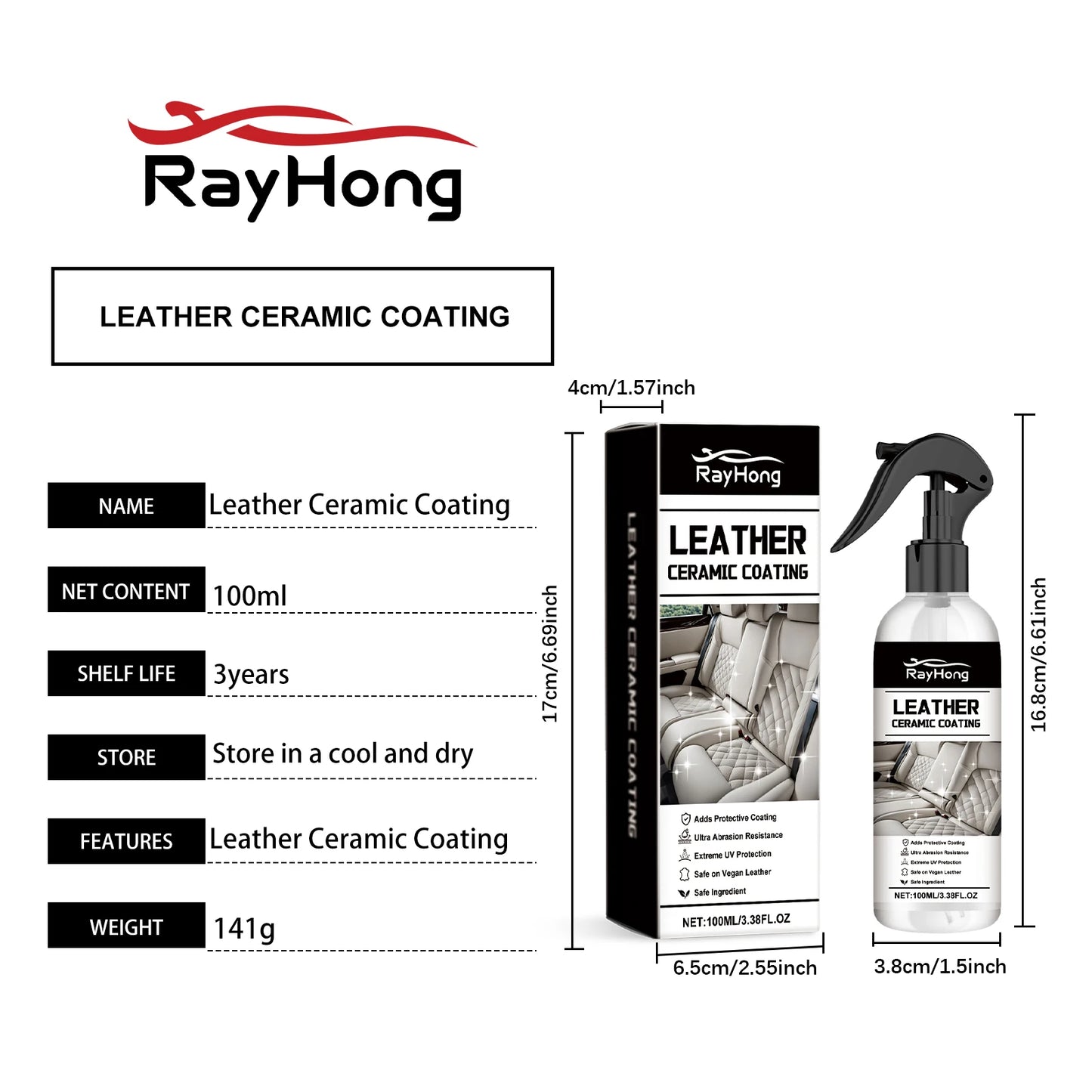 Car Leather Restorer Back To Black Gloss Rubber Plastic Renovator Longlasting Coating Leather Restore Auto Polish Cleaning Care