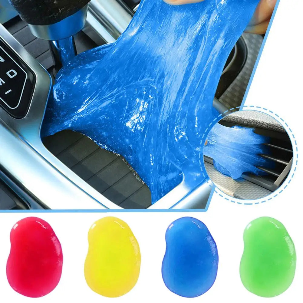 Car Cleaning Gel Slime Magic Mud Automobile Air Vent Computer Keyboard Dirt Dust Remover Gel Car Wash Interior Cleaning Tool