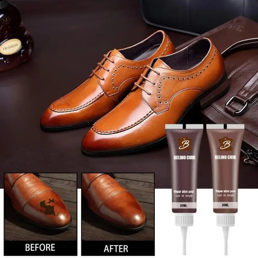 20ml Car Leather Repair Gel Car Seat Sofa Leather Finish Complementary Refurbishing Cream Paint Paste For Car Maintenance