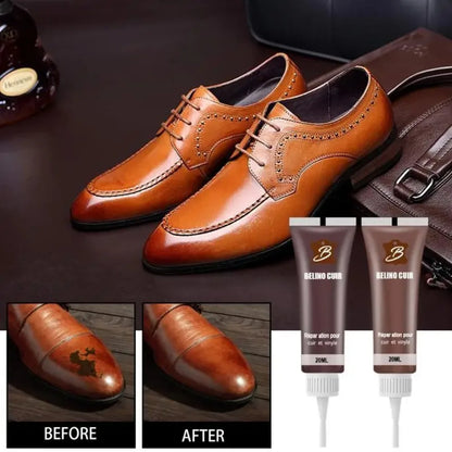 20ml Car Leather Repair Gel Car Seat Sofa Leather Finish Complementary Refurbishing Cream Paint Paste For Car Maintenance