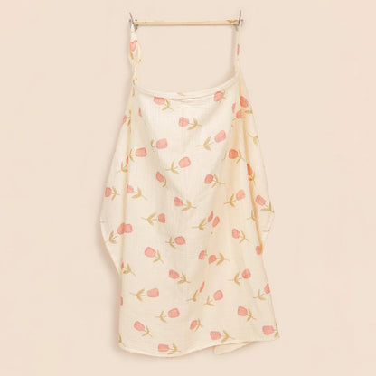 Tulip Printing Mother Outing Privacy Breastfeeding Adjustable Apron Baby Feeding Nursing Cover Blanket Stroller Cover Blanket