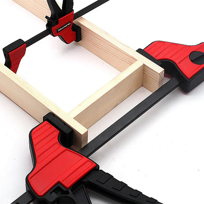 Handed Bar Clamp 4 6 12 Inch Quick Ratchet F Clamp Heavy Duty Wood Working Work Bar Clamp Clip Kit Woodworking Reverse clamping 100 150 300mm