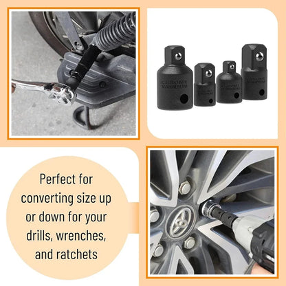 4/6/8/10 Impact Socket Wrench Adapter Set Professional 1/4 3/8 1/2 3/4 Inch Square Drive Adaptor Reducer Spanner Tool ﻿with Case