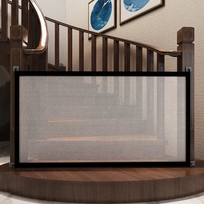 Pet Isolated Network Pet Dog Barrier Fences Stairs Gate New Folding Breathable Mesh Playpen For Dog Safety Fence Baby Gate Fence