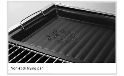 Stainless Steel Charcoal Grill Barbecue Tool Portable Free Installation Handle Folding  BBQ Cooking Grid  For  Park
