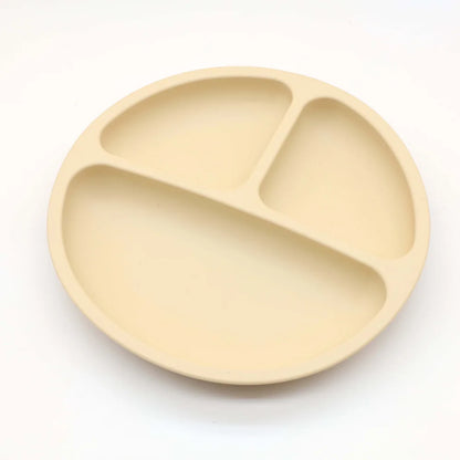 6pcs food grade silicone tableware set, bibs, bowls, plates, water cups, spoons, forks, baby utensils