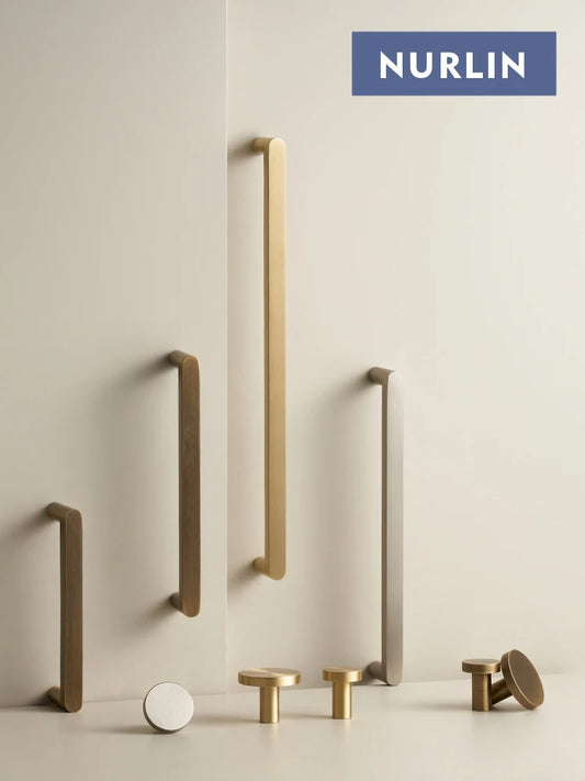Brushed Brass Cabinet pulls Kitchen Cabinet Handles, Cabinet Pulls Kitchen Cabinet Hardware for Cupboard Nickel Brushed Antique Brass Matte Gold CH111