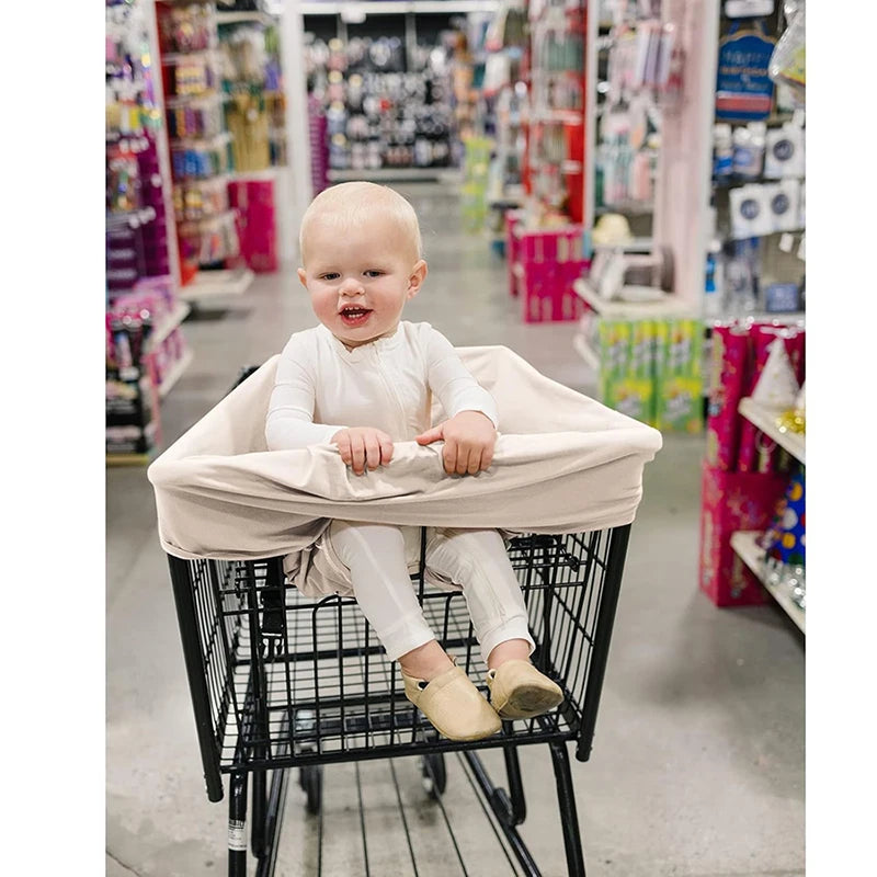 Multi-use Nursing Breastfeeding Cover Baby Car Seat Infant Carseat Canopy Stroller High Chair Shopping Cart Carrier Cover Solid