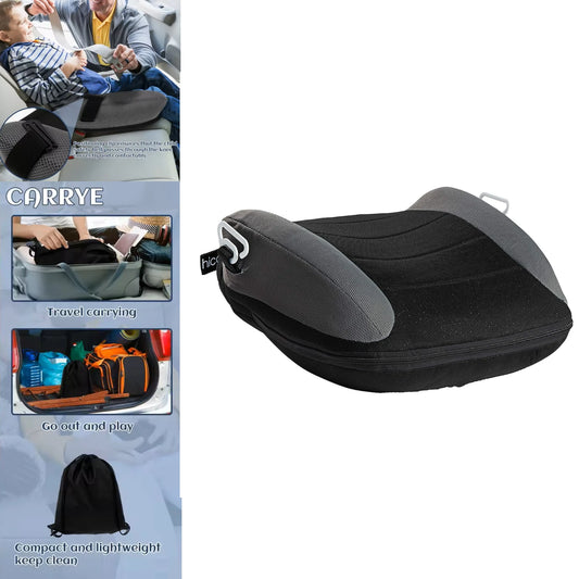 Inflatable Car Booster Seat Cushion Portable PVC Travel Mat for Kids Safety Seat Comfort Lightweight Travel Accessories