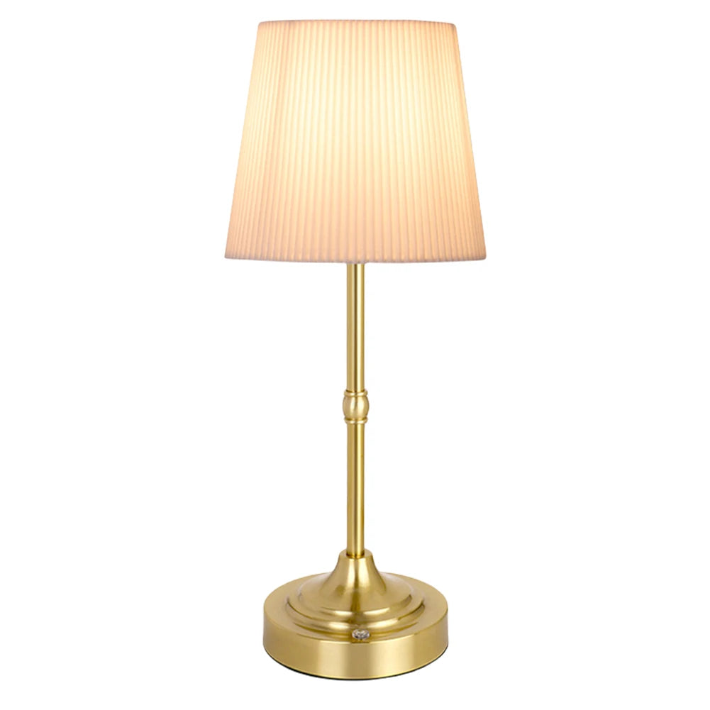 Cordless Table Lamps Set of 2 – Battery Operated Lamp with 5200mAh Rechargeable Battery, Stepless Dimmable Black Lamps with Beige Shade, Wireless Lamps for Dining Room & Nightstand (Bulbs Included)