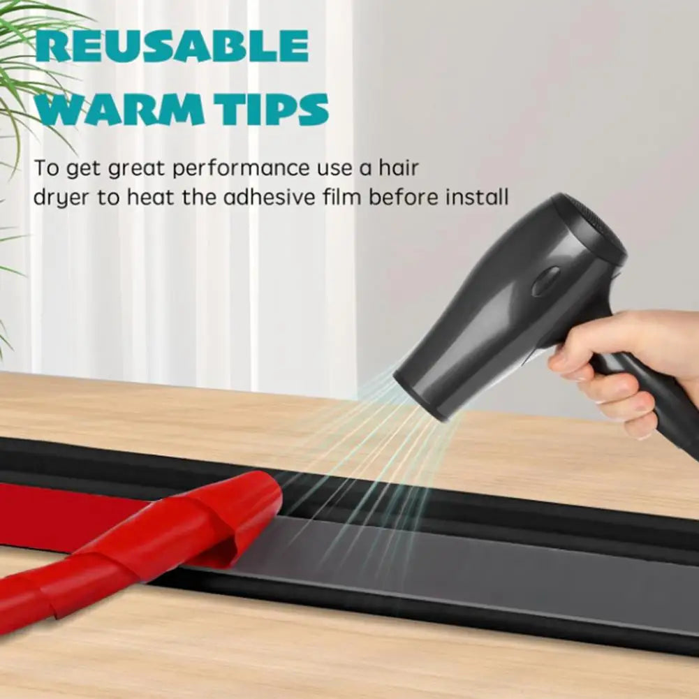 Garage Door Seal Top and Sides - 300cm Garage Door Weather Stripping Side Seal, Heavy Duty Weatherproof TPE, Insulates, Prevents Drafts, Easy Installation for Homeowners and DIYers