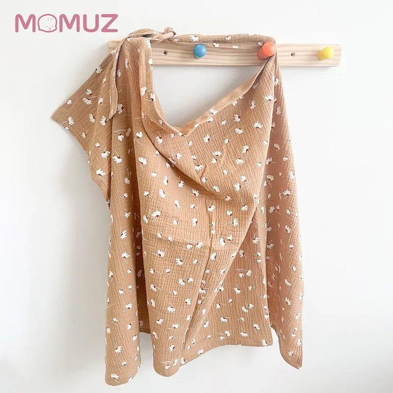 Breastfeeding Nursing Cover Soft Baby Feeding Cloth Multi-Use Privacy Breast Feeding Blanket Essential for Discreet Baby Feeding