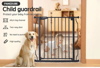 PANGDUBE Children's Safety Fence Baby Playpen Security Door for Pet Child Stair Barrier Baby Gate for Stairs Baby Safety Gate