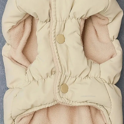 Soft Warm Dog Clothes Winter Padded Puppy Cat Coat Jacket For Small Medium Dogs Chihuahua French Bulldog Poodle Vest Pet Outfit
