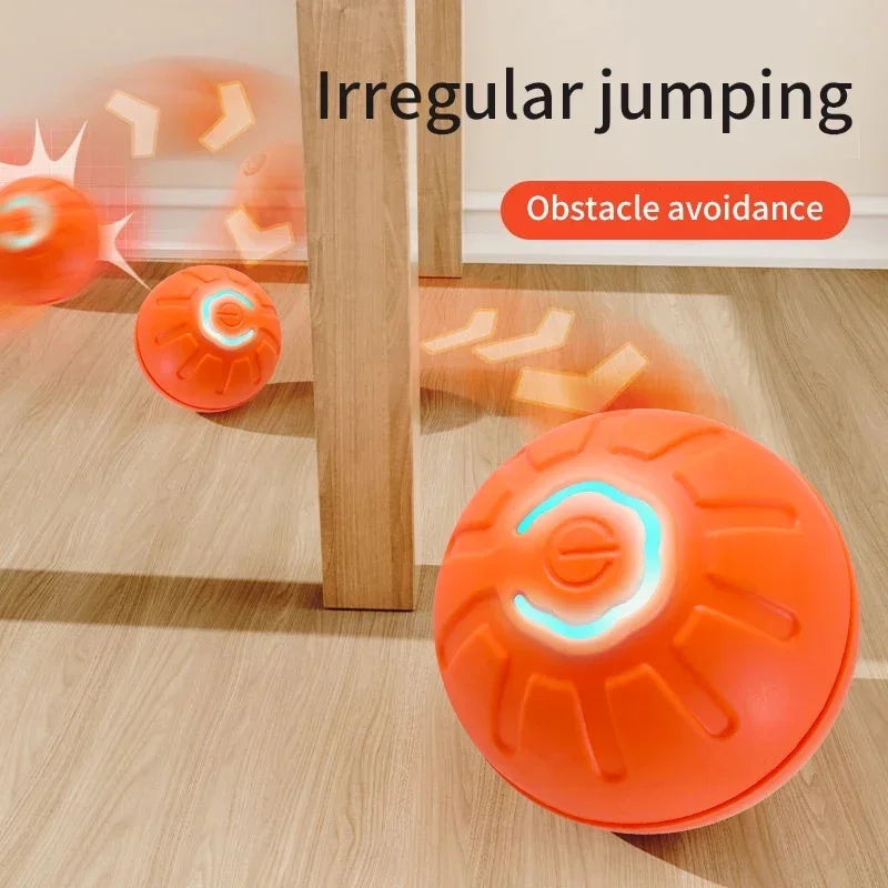 Smart Dog Toys Ball Electronic Interactive Pet Toy Moving Ball USB Automatic Moving Bouncing for Puppy Birthday gift Cat Product