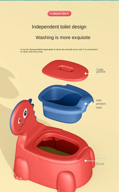 Baby Potty Cartoon Dinosaur Boy Girl Beginner Potty Baby Toddler Thickening Urinal Splash Proof Children Urinal Toilet Supplies