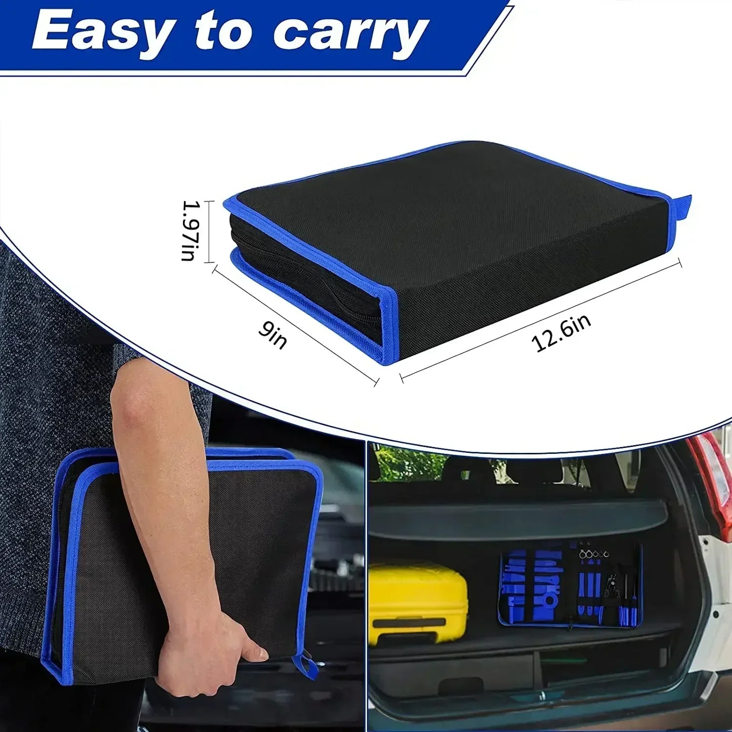 Car Interior Trim Removal Tool Kit, Auto Plastic Clips Puller Set for DIY Panel Disassembly