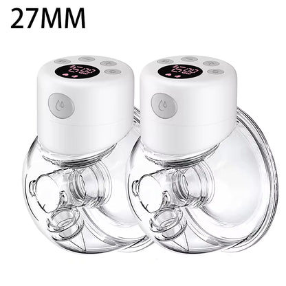 Breast Pump Kit Single Electric Breast Pumps, Hands-free Poratable Mom Milk Puller Pump, Slient Breastfeeding Pump for Baby