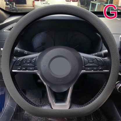 Anti-skid Silicone Auto Steering Wheel Cover With Elastic Stretch To Enhance Internal Design And Comfortable Grip Access