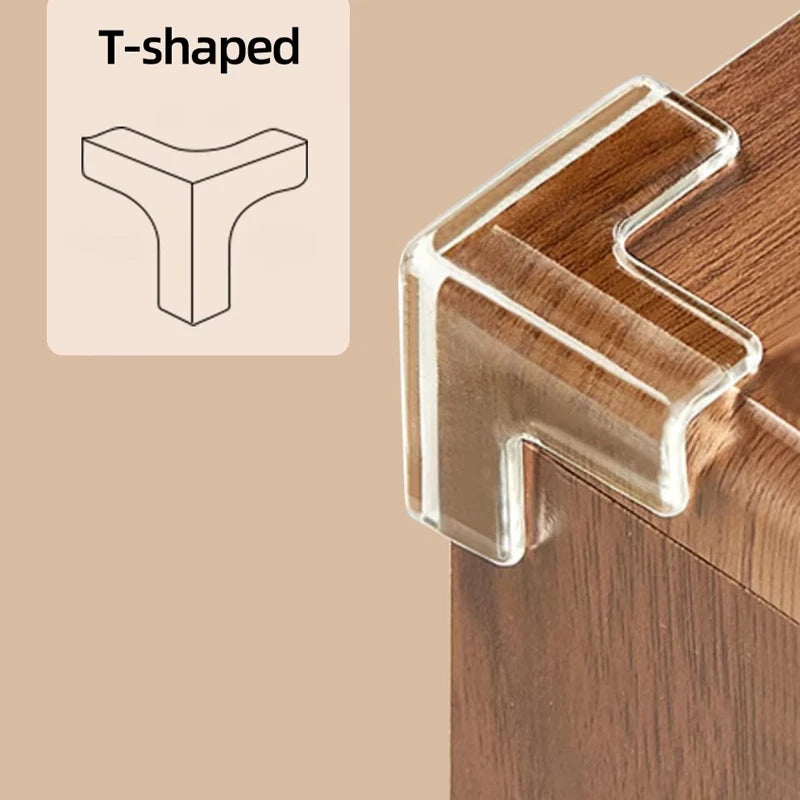 8Pcs/12Pcs Child Baby Safety Silicone Protector Table Corner Edge Protection Cover Children Anticollision Edge & Guards