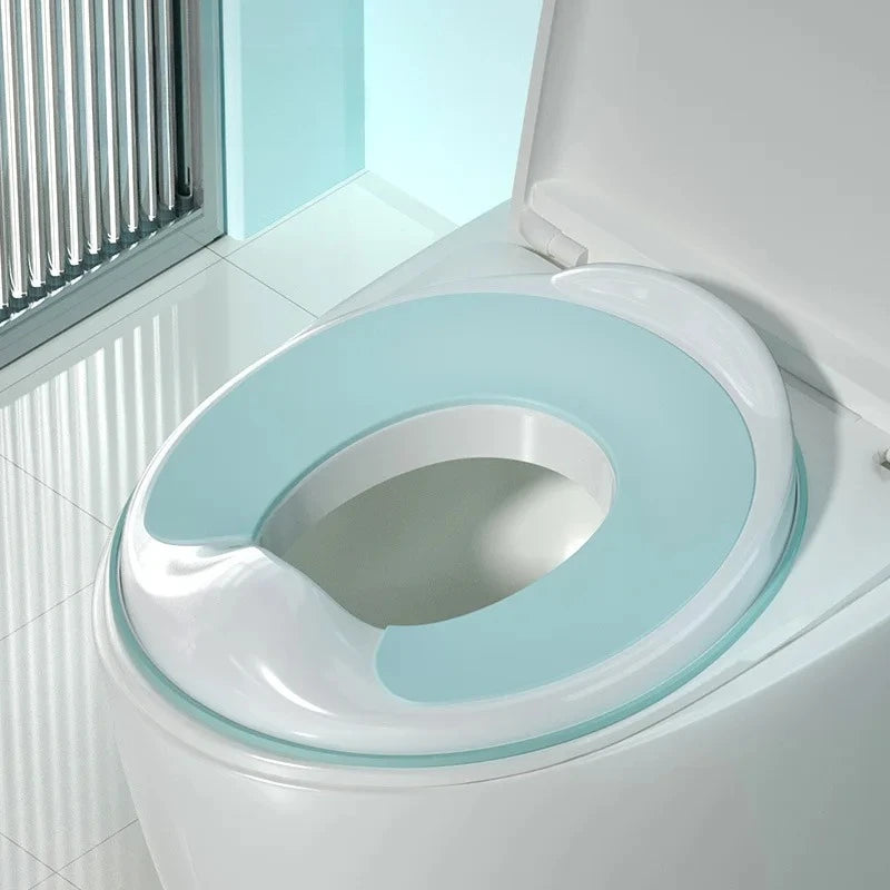 Potty Training Seat Built-in Toilet Seat, Elongated Toilet Seat Children's Toilet Seat Toilet Seat Children's Toilet Seat Universal Splash Proof Toilet for Male and Female Babies