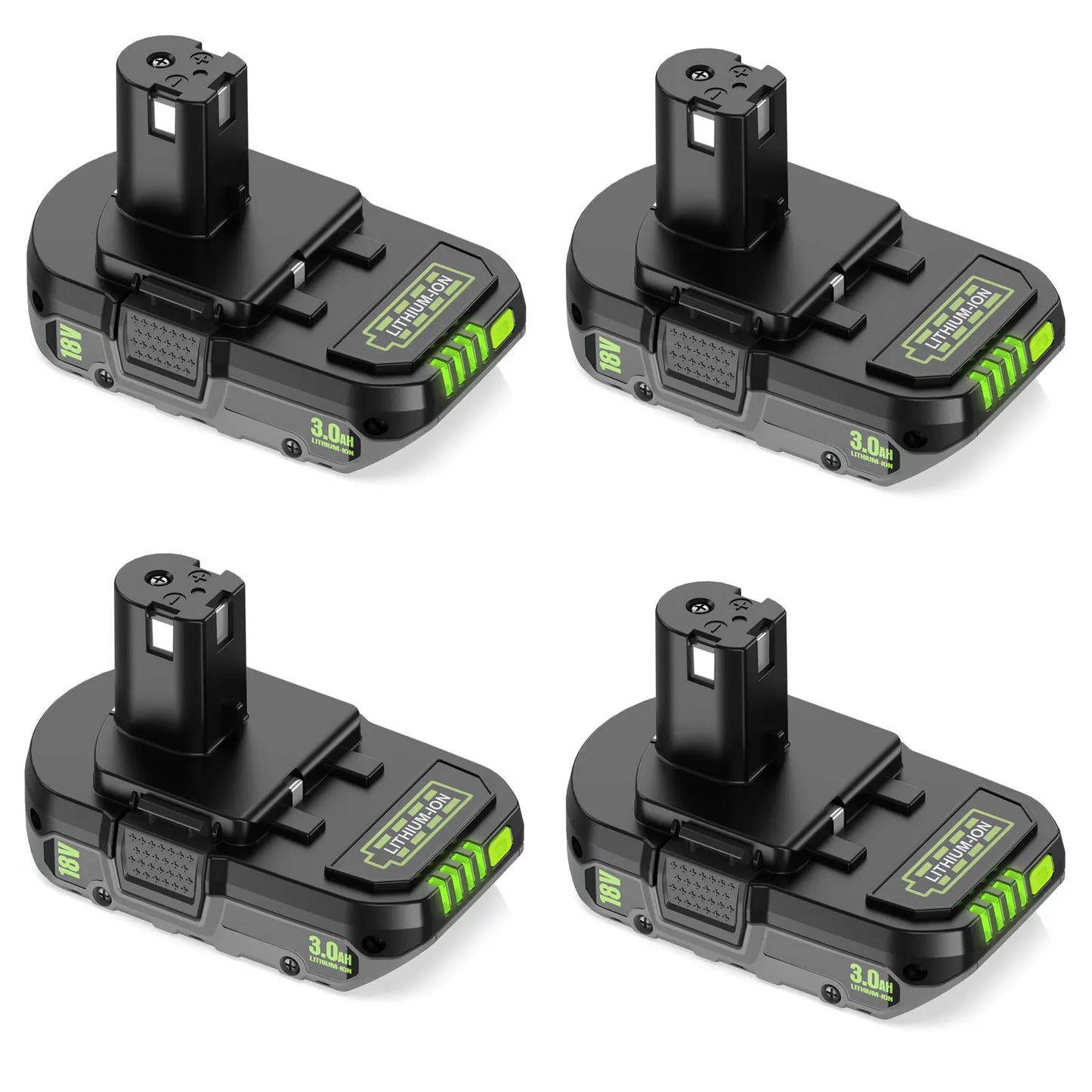 18V 3Ah For RYOBI P108 18V Battery Lithium-Ion Power Tools Ryobi P108 P107 P105 P104 P103 P102 Battery Tool Replacement