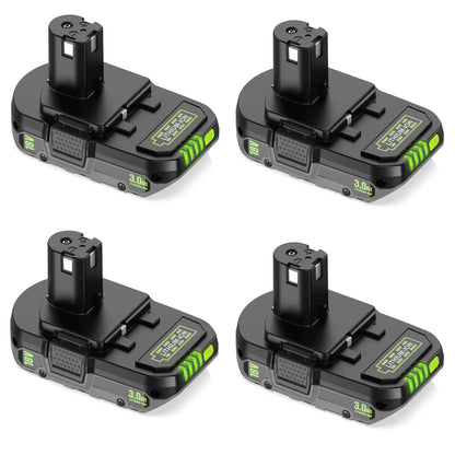 18V 3Ah For RYOBI P108 18V Battery Lithium-Ion Power Tools Ryobi P108 P107 P105 P104 P103 P102 Battery Tool Replacement