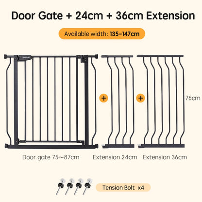 PANGDUBE Children's Safety Fence Baby Playpen Security Door for Pet Child Stair Barrier Baby Gate for Stairs Baby Safety Gate